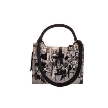 EMD Handtasche mit Wechselcover"Kaffeehaus"